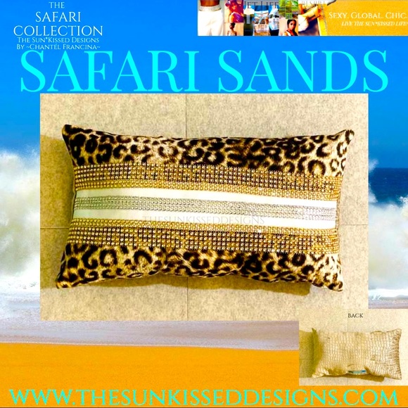 Safari Sands Throw Pillow Set of By~The Sun*Kissed Designs